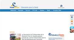 Desktop Screenshot of fundadeps.org